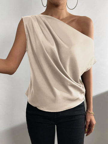 Lunci - one shoulder asymmetrical tops