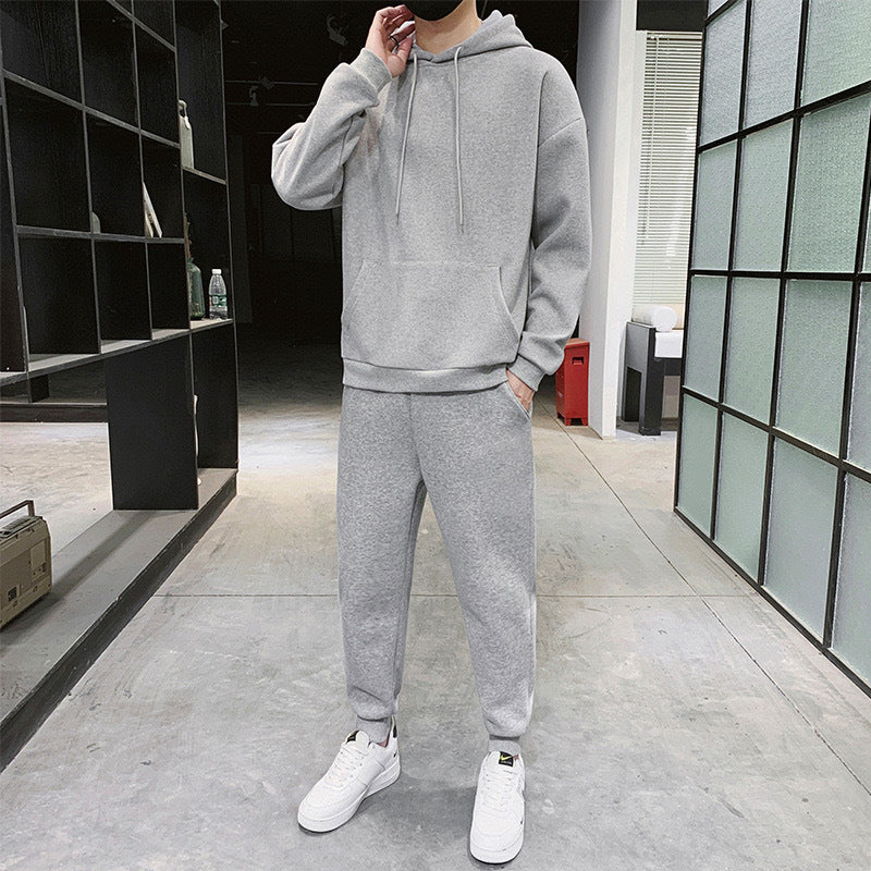 Men's long sleeve hooded tracksuit