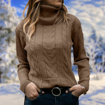 Women's autumn/winter loose turtleneck sweater