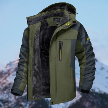 Waterproof and windproof parka for men