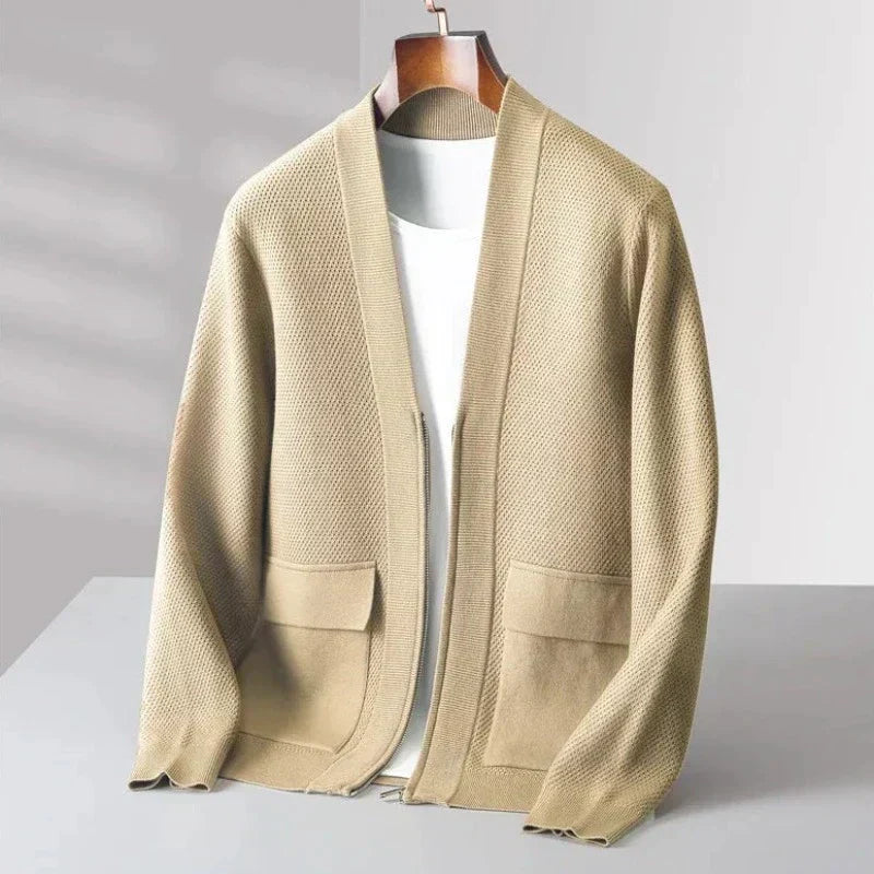 Men's lightweight cardigan for versatile layering