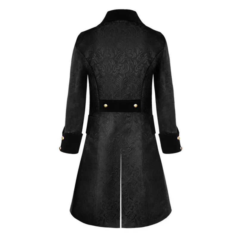 Gothic steampunk tailcoat jacket for men and women