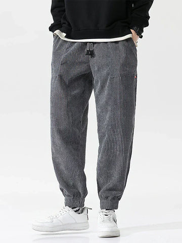 Men's comfortable corduroy winter pants