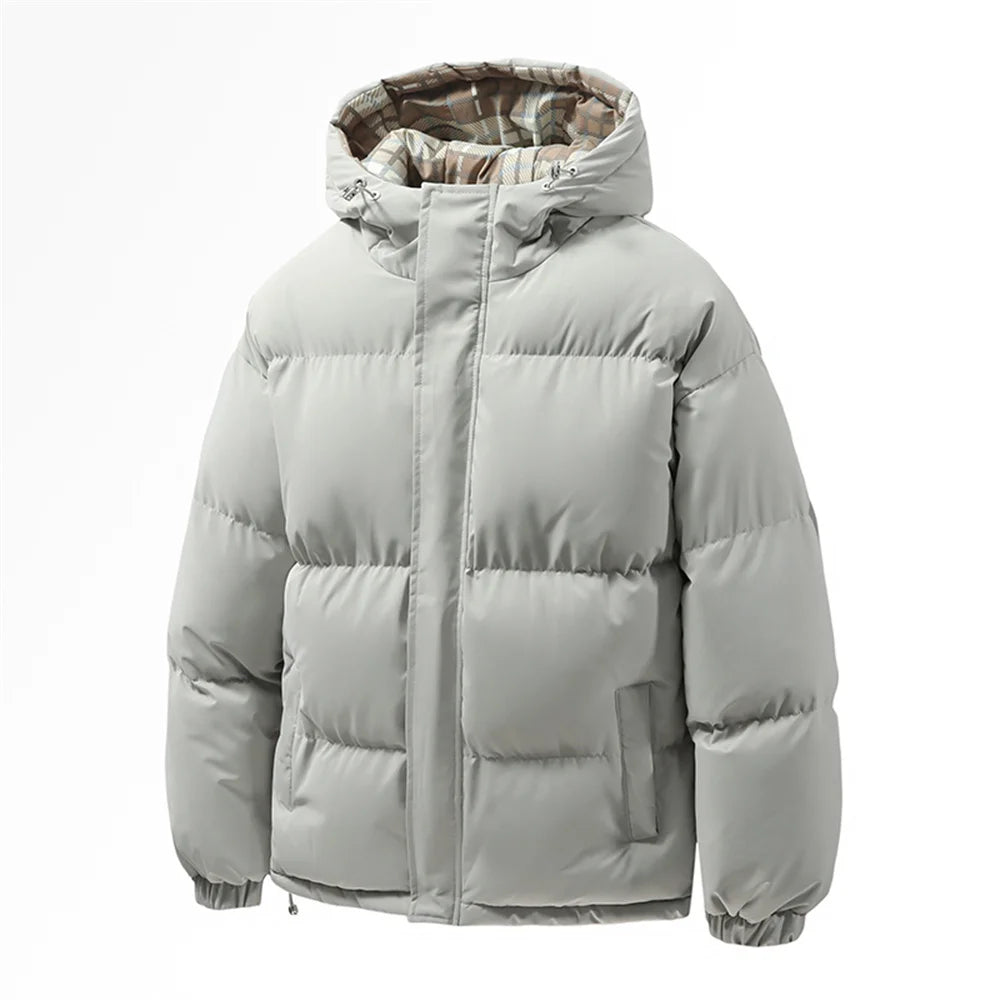 Oliver Quilted Hooded Puffer Jacket | Relaxed Fit Pockets Puffer Jacket