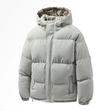 Oliver Quilted Hooded Puffer Jacket | Relaxed Fit Pockets Puffer Jacket