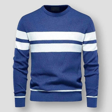 Men's geometric knit sweater