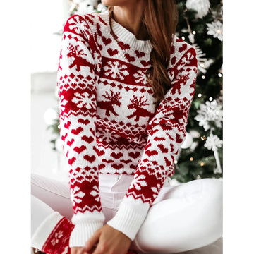 Women's festive sweater