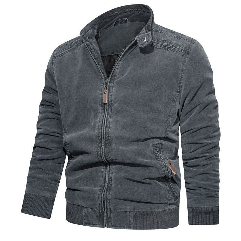 Men's casual stand collar autumn jacket