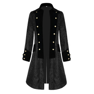 Gothic steampunk tailcoat jacket for men and women