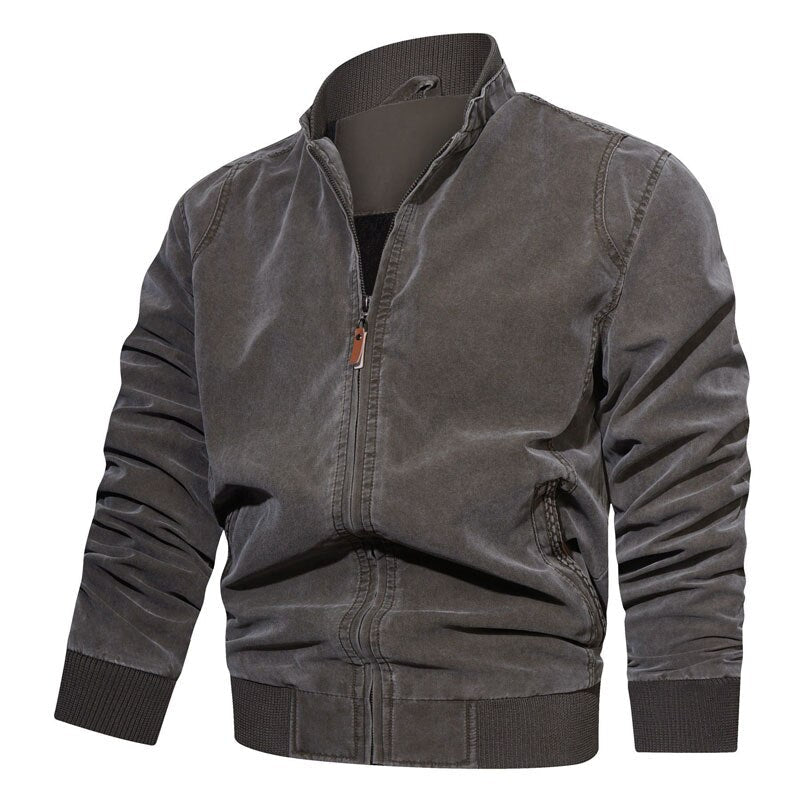 Men's casual stand collar autumn jacket