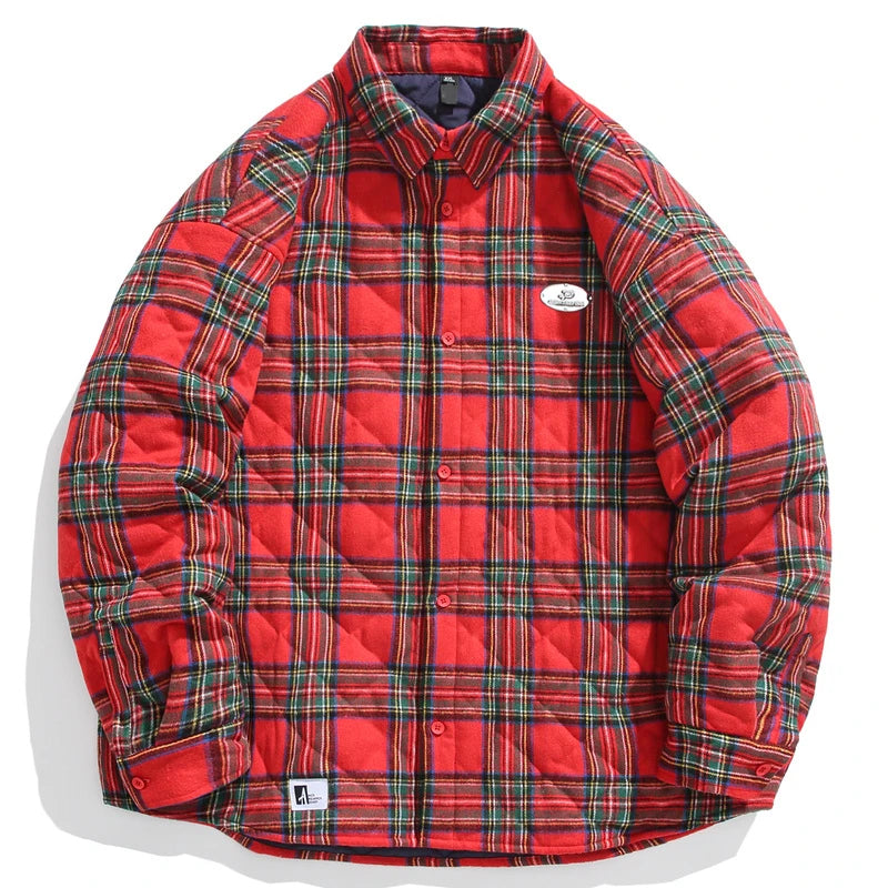 Men's rugged flannel jacket