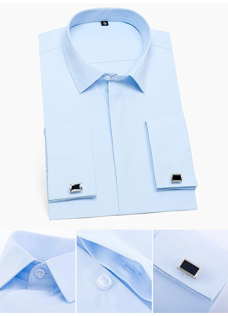 Theodore - Classic French Plain Shirt for Men