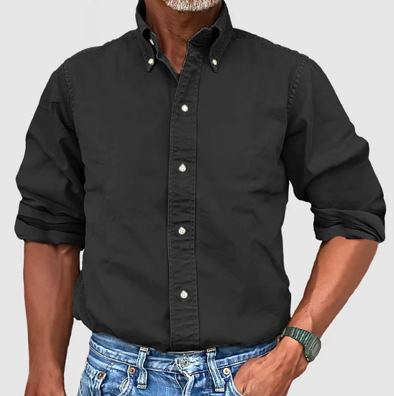 Men's casual button-down shirt