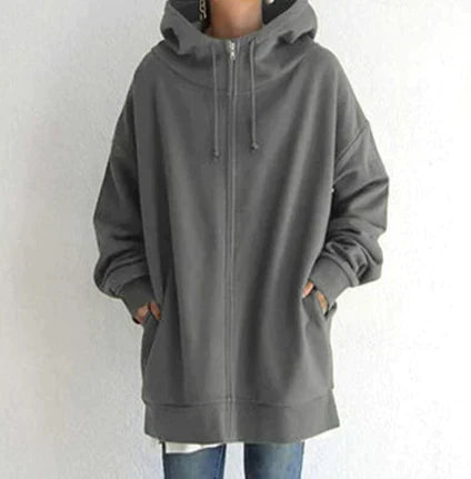 Women's oversized long hoodie