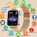 Tempered Glass Milanese Magnetic Clasp Smartwatch