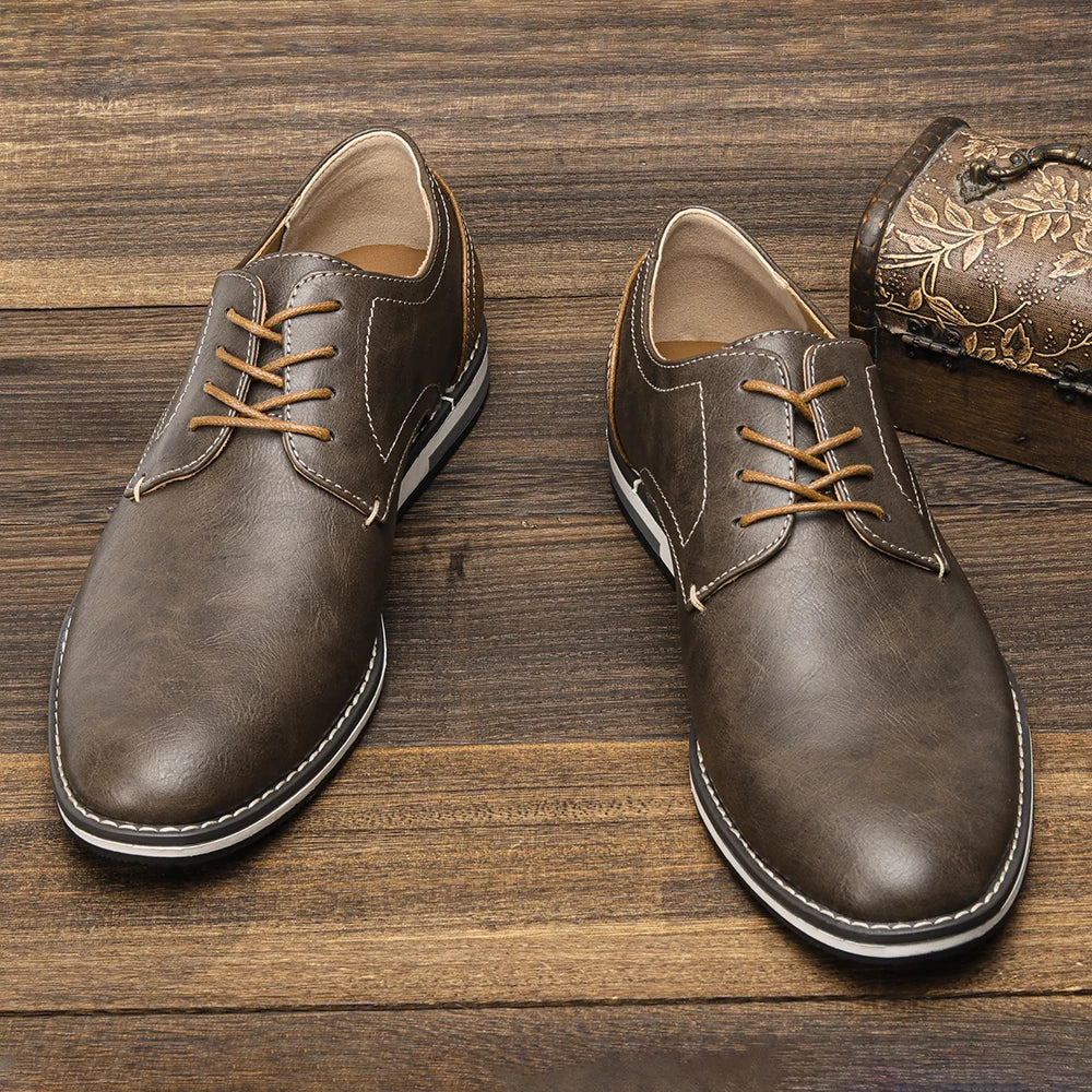 Men's modern derby shoes