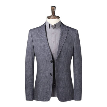 Men's casual small suit with body slit blazer