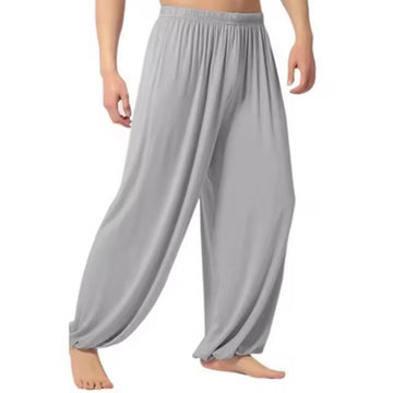 Men's loose straight pants for sports and yoga