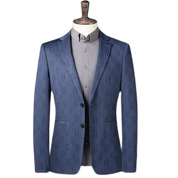 Men's slim fit 2-button business blazer