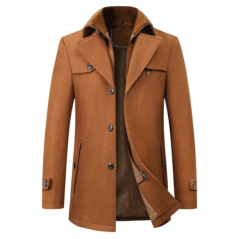 Men's elegant overcoat