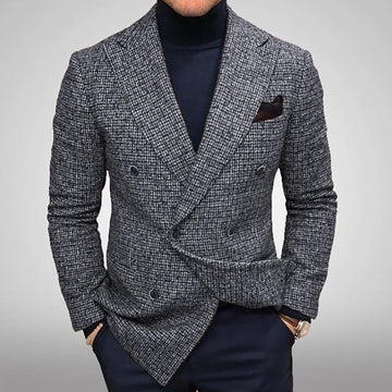 Men's modern textured blazer