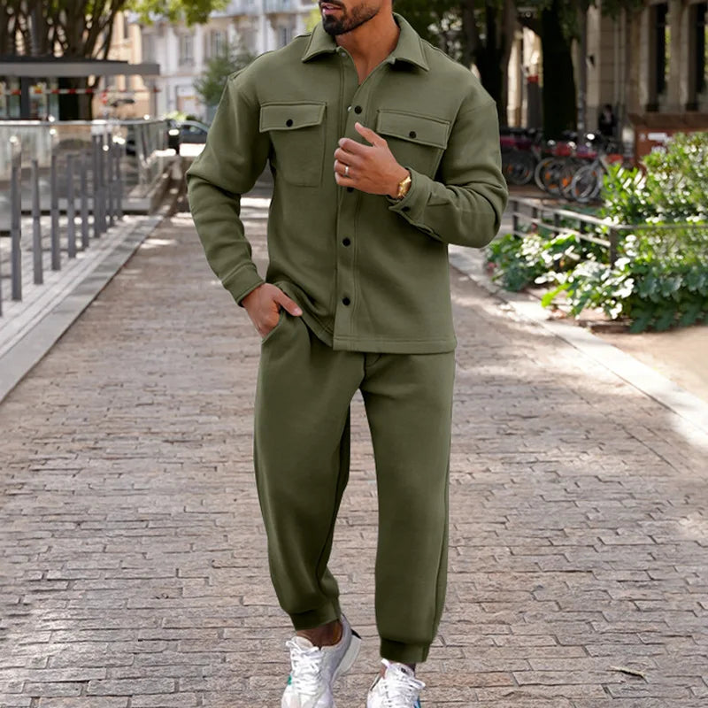 Men's two-piece tracksuit set