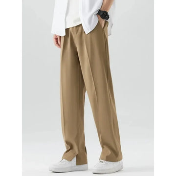 Men's wide leg loose trousers