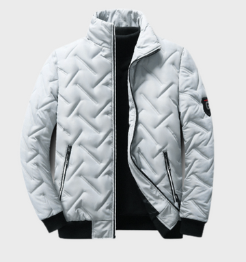 Men's lightweight padded bomber jacket for stylish comfort