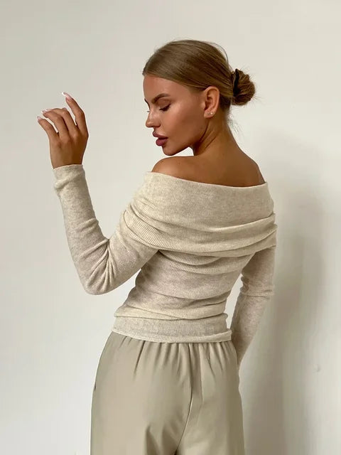 Maisie - Off Shoulder Sweater