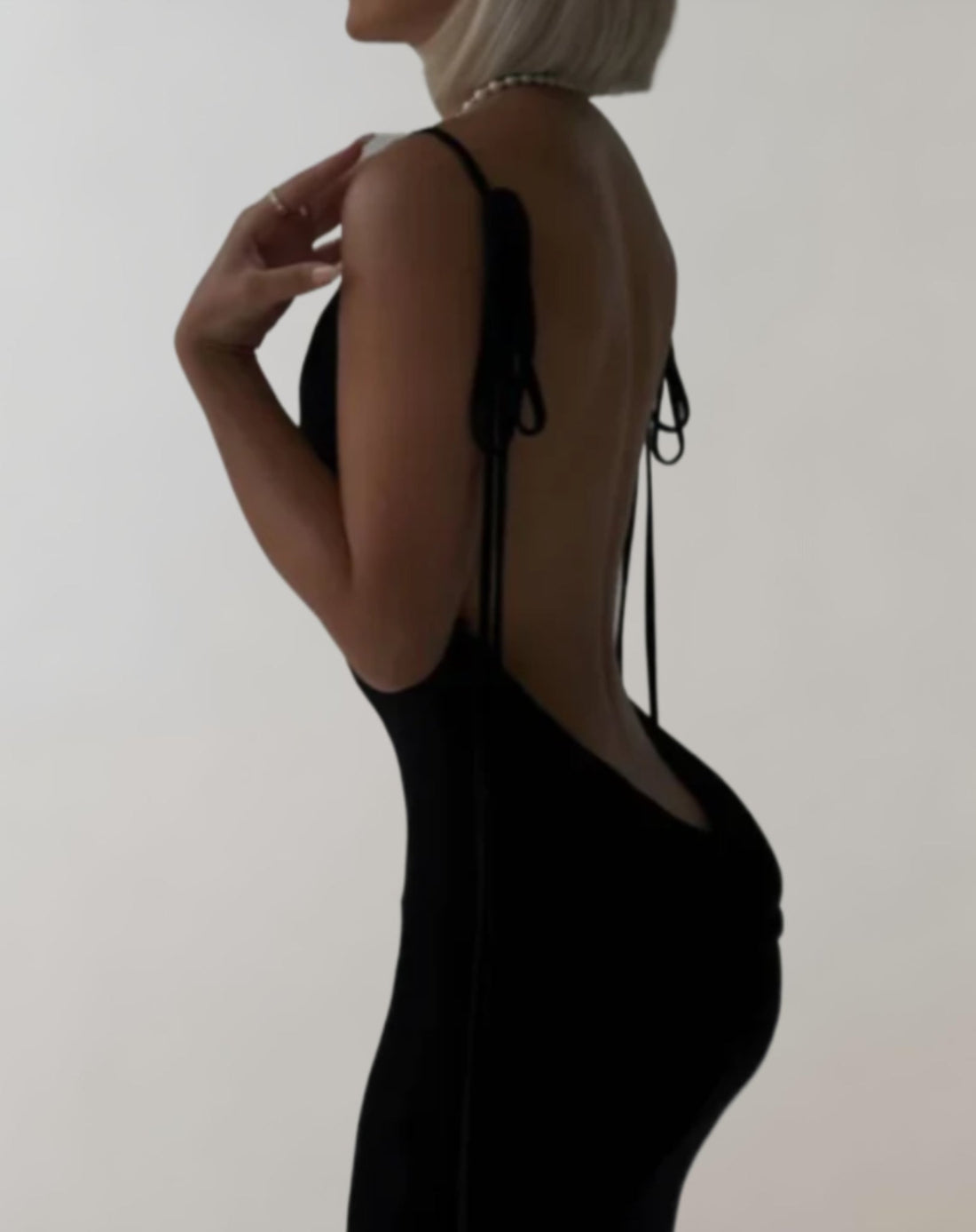 Donnalyn - Backless Bodycon with Spaghetti Straps