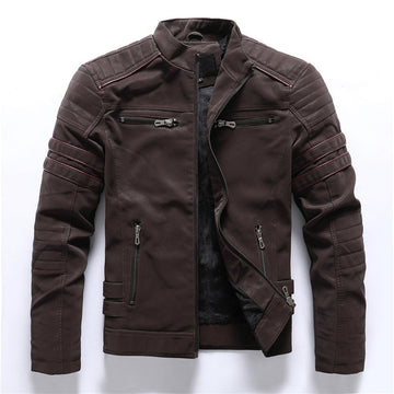 Men’s motorcycle leather jacket