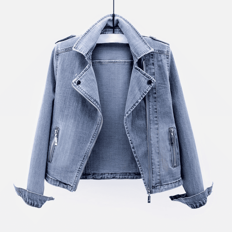 Women's classic denim jacket for everyday edge