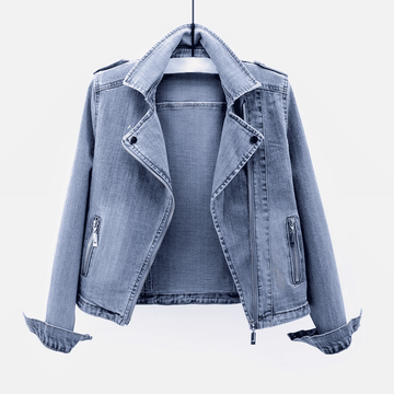 Women's classic denim jacket for everyday edge