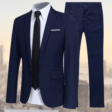 Men's two-piece formal suit for business elegance