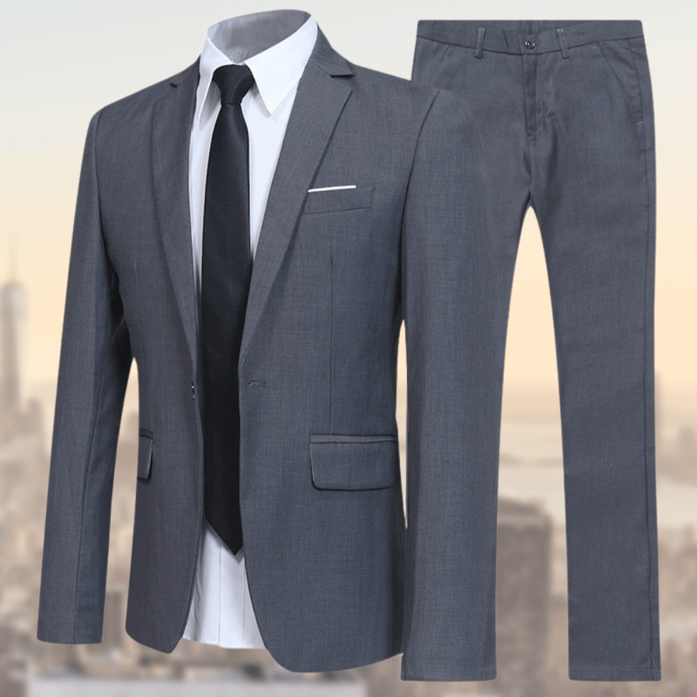 Men's two-piece formal suit for business elegance