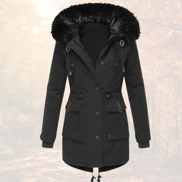 Women's Winter Parka Coat | Warm Insulated Jacket with Faux Fur Collar, Stylish & Functional