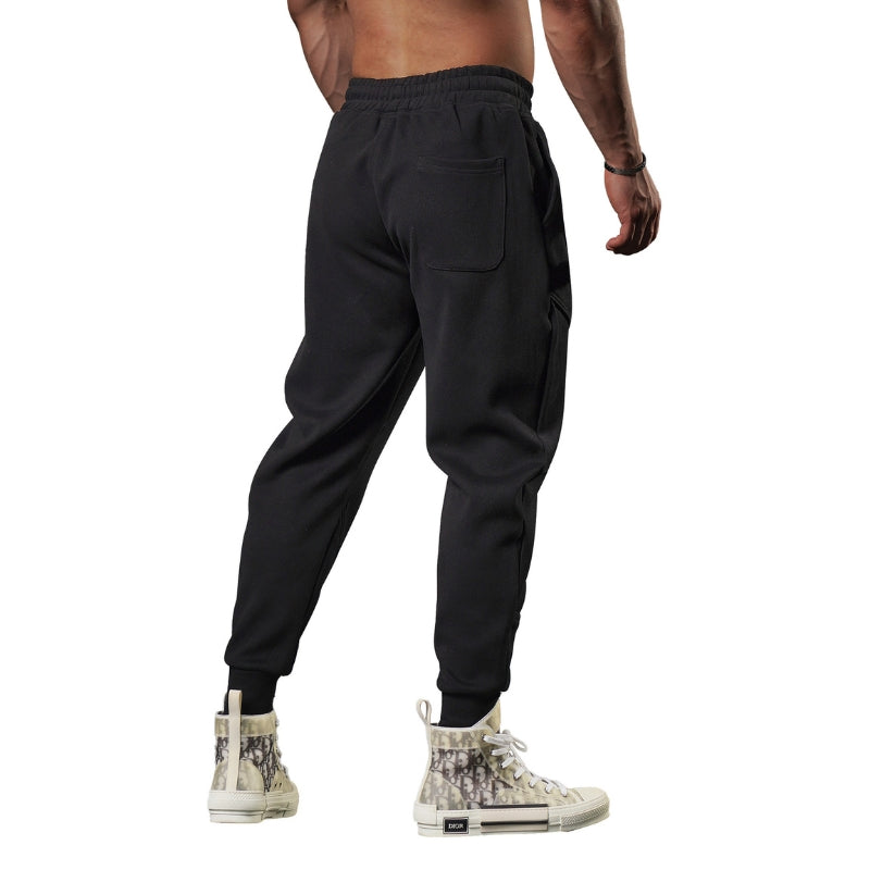 Lightweight fleece joggers for men