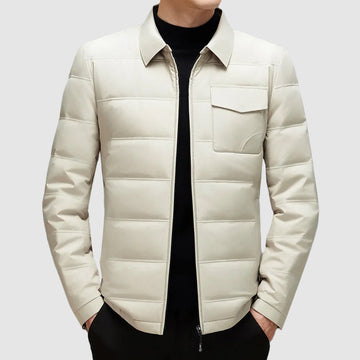 Men’s long sleeve down winter jacket