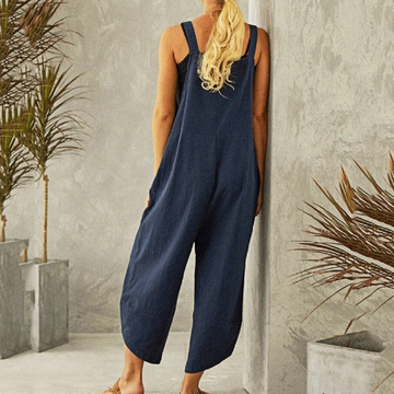 Women's casual wide-leg overalls