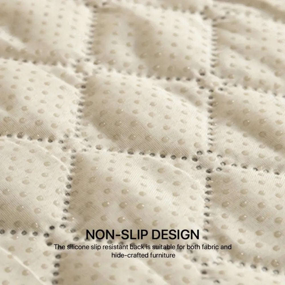 Minimalist Quilted Bolstered Pet Sofa Protector