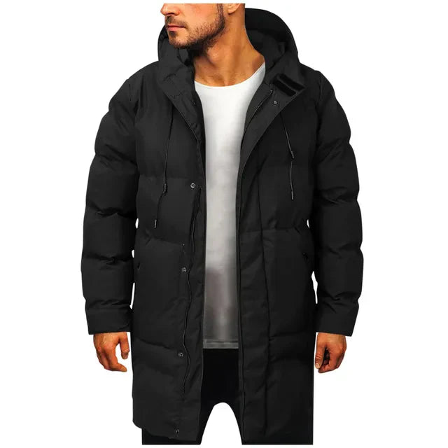 Men's trendy winter casual hooded jacket for outdoor wear