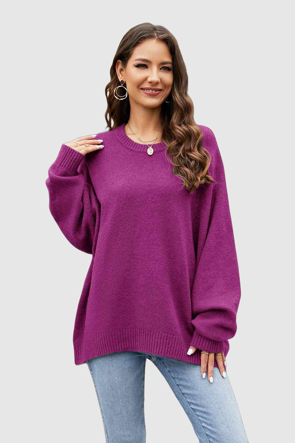 Emery - round neck long sleeve sweater