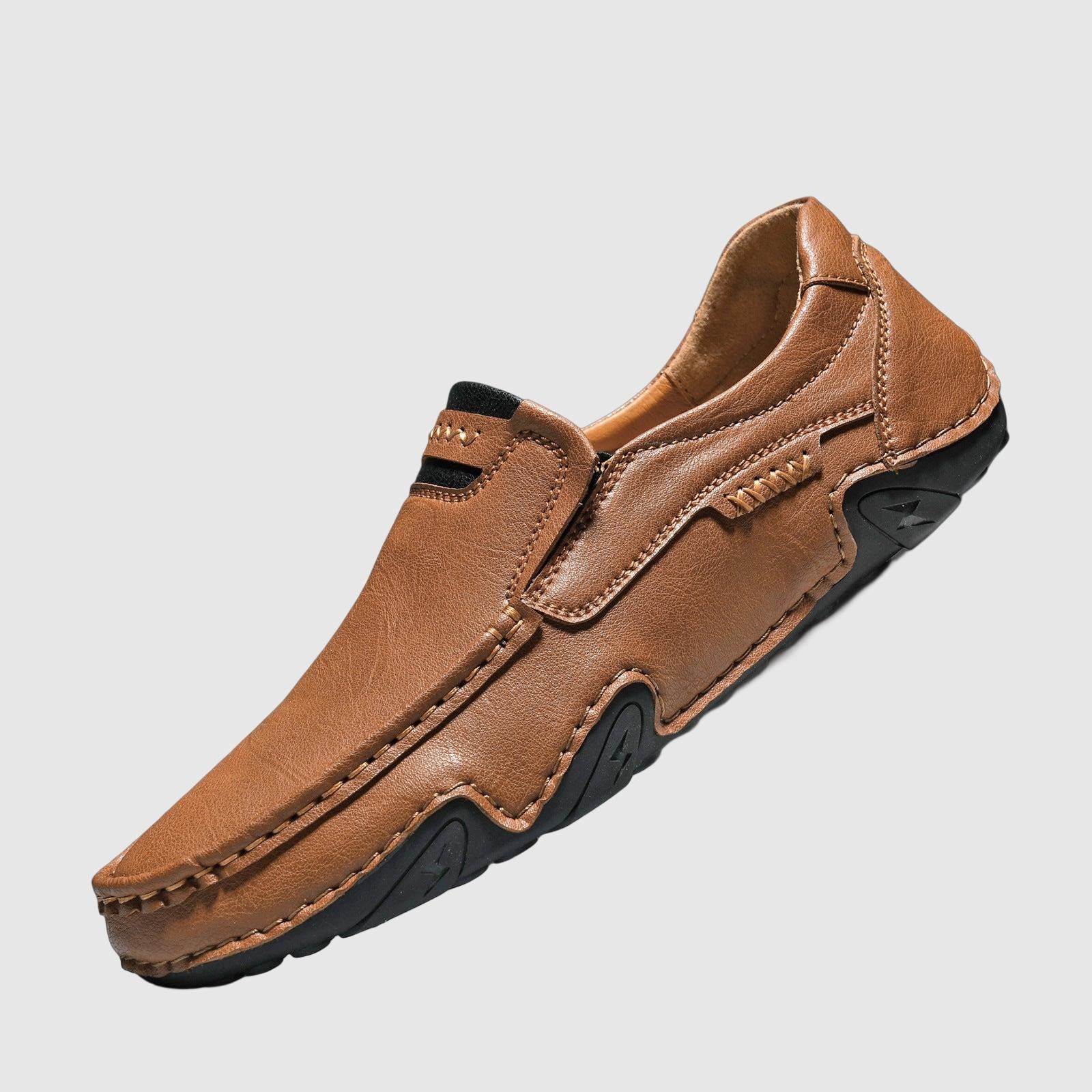 Men's slip-on leather loafers