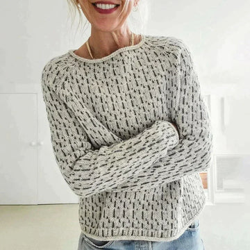 Otilia - Elegant Gray Sweater