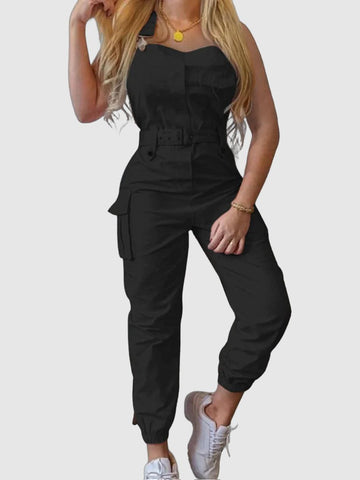 Avery -Stylish Cargo Jumpsuit