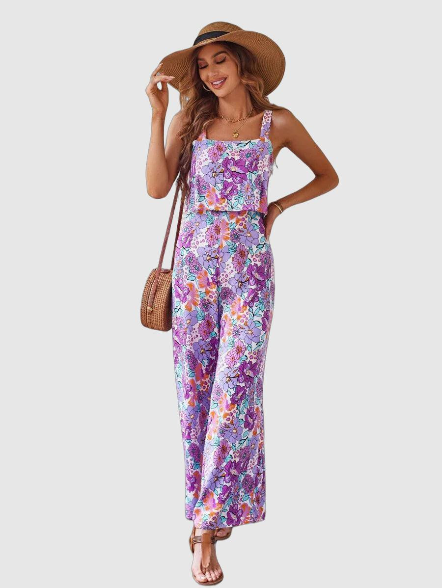 Breanna - Floral Wide-Leg Jumpsuit