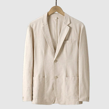 Men's blazer with patch pockets