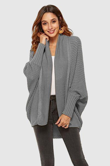 Madelyn -  open front batwing sleeve cardigan