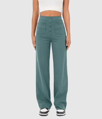 Vanessa | High Waist Elastic Casual Pants