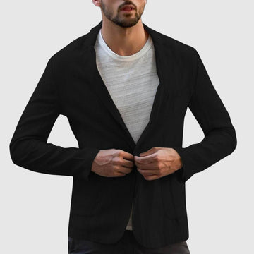 Men's casual slim fit suit jacket